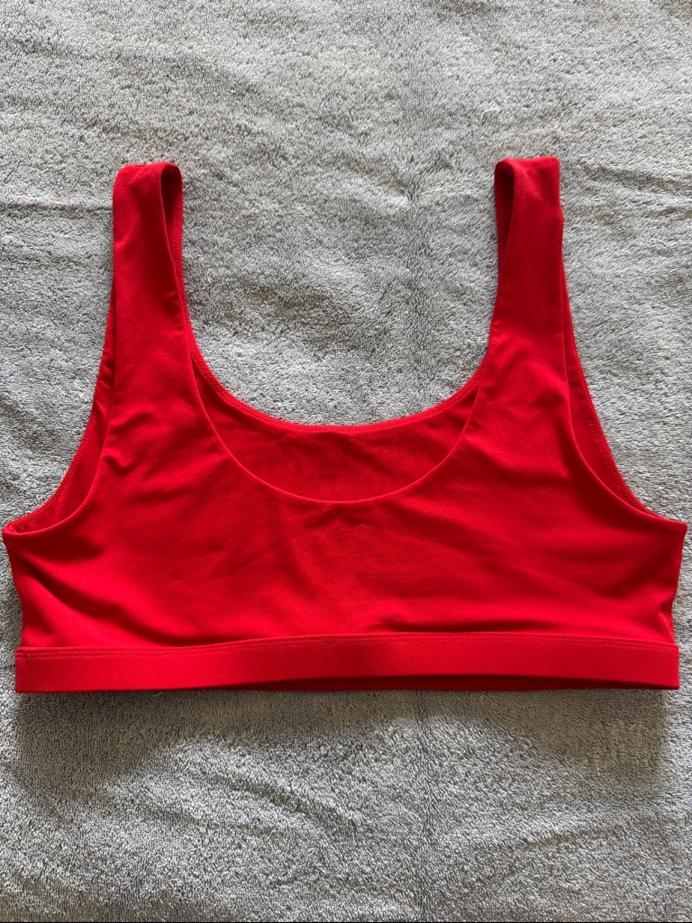 Fabletics Red Scoop-Back Bralette - Women Intimates